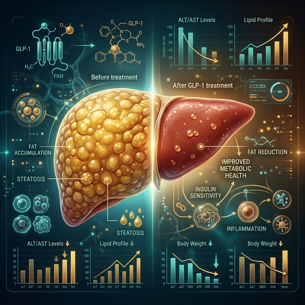 GLP-1 and Fatty Liver Disease: How Semaglutide Reverses NAFLD/MASH