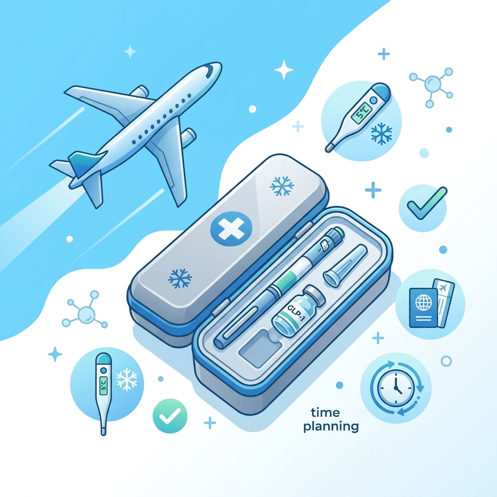 Traveling with GLP-1: Flying, Storage & Staying on Protocol Abroad